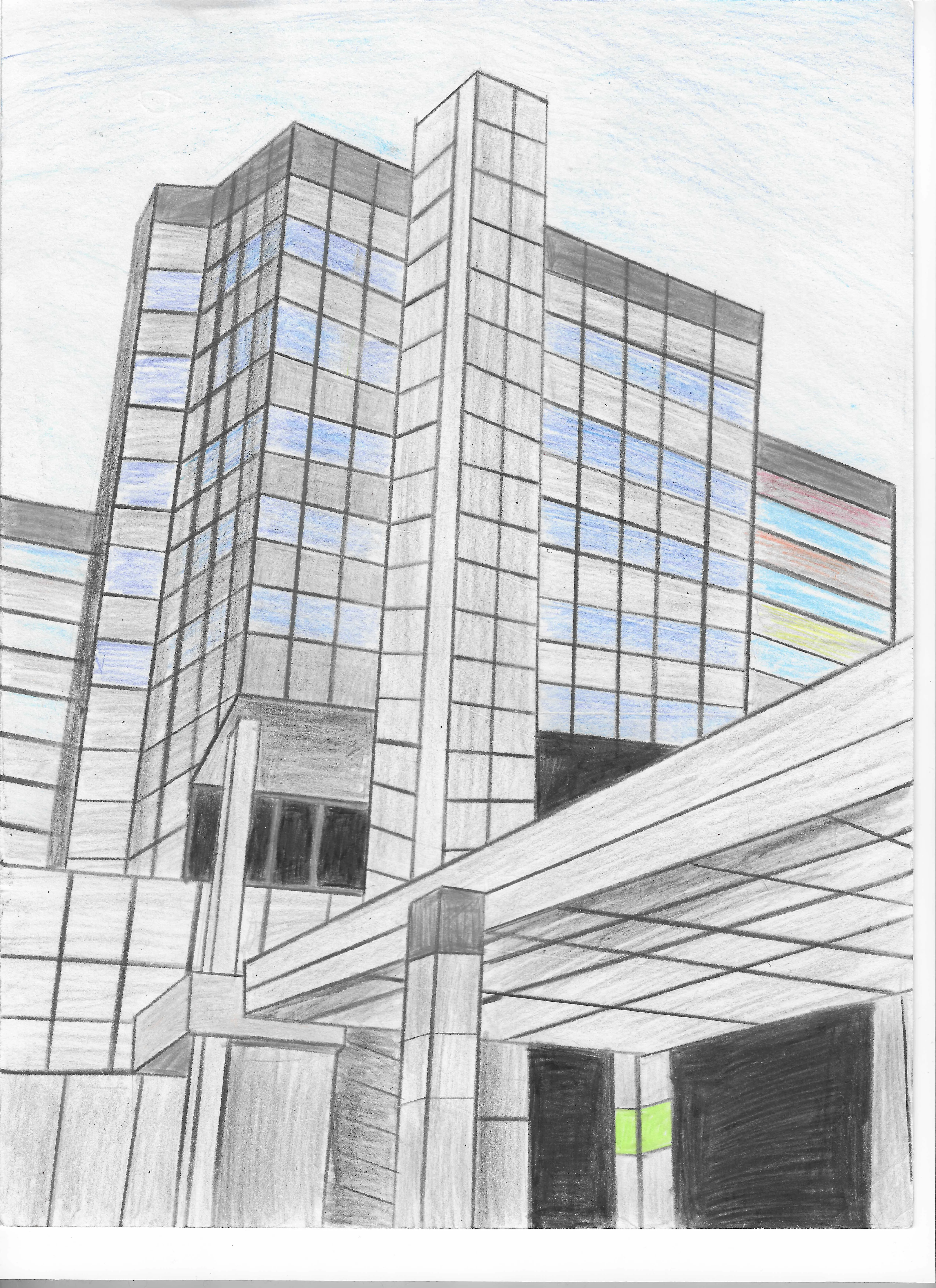 Stadtamt Gebäude Illustration